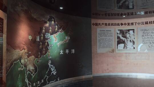 反法西斯抗战胜利畹町南侨机工纪念馆宣传图视频素材模板下载