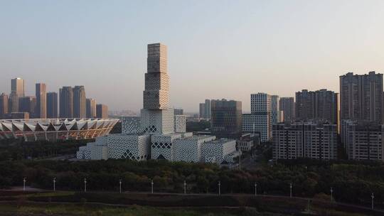 广东省佛山城市风光航拍