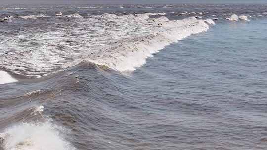 钱塘江大潮 大潮 潮水 波涛汹涌 潮头