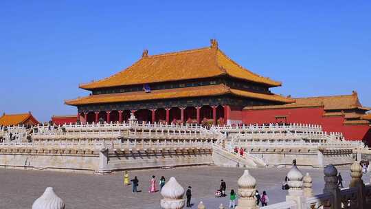 北京故宫古建筑视频素材模板下载