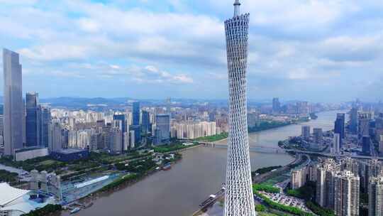 广州 航拍 花城 羊城 广东省省会