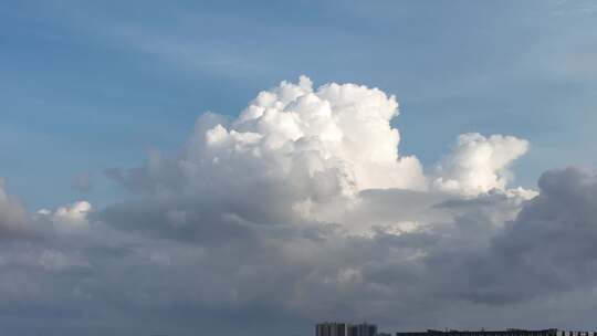 天空延时 云朵飘动