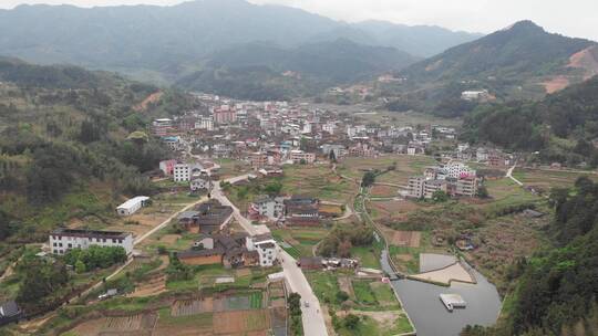 乡村建设住宅房屋航拍