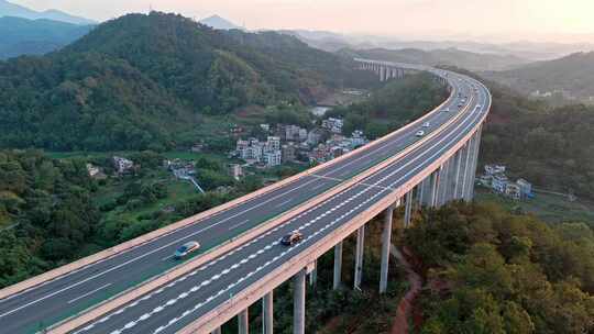 高速公路 高速 航拍高速