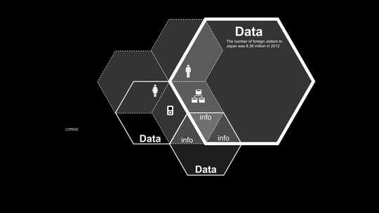 扁平UI特效动画 科技感线条HUD