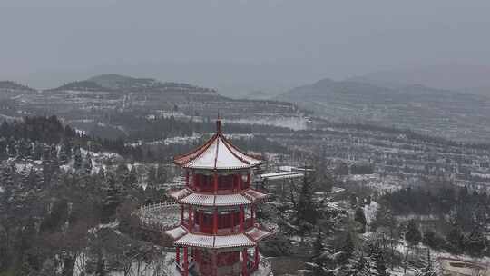 三门峡陕州区高阳山视频素材模板下载