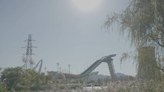 首钢集团空镜 石景山首钢园