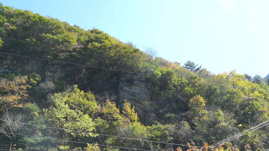 秦岭山水风景 秦岭 秋季 秦岭山脉