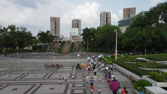 大规模核酸检测航拍