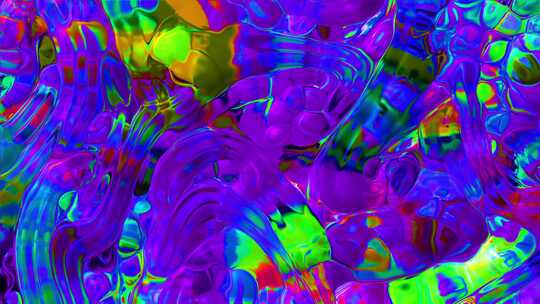 背景大理石液体动画，抽象液体波或彩色流体视频素材模板下载