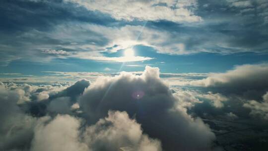 云端之上，自然界，释放心情，碧水蓝天