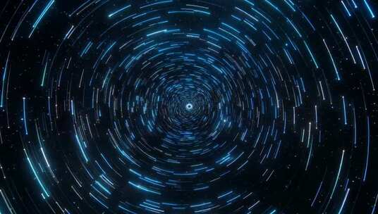 蓝色光线隧道动态背景