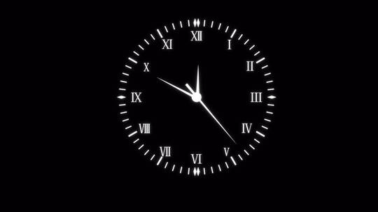 表 时钟 罗马钟表表盘简约钟表指针B时钟02