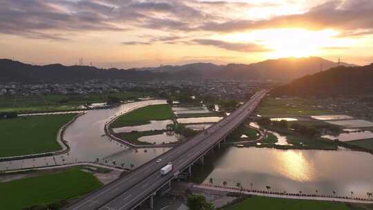 高速公路风景视频