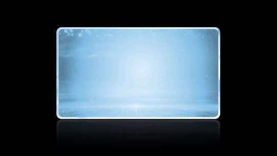 白色灰色视频框玻璃框40秒