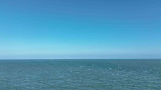 蓝色大海航拍飞向大海天空海洋风景唯美大海