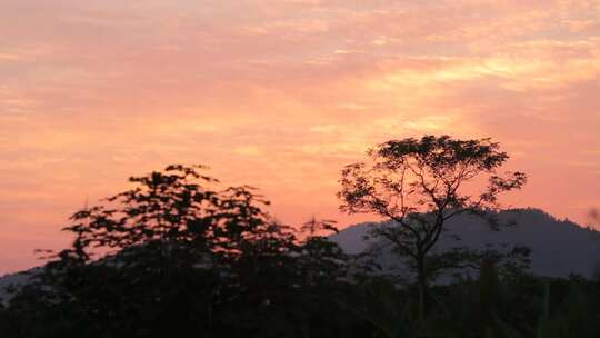 天空 日落 黄昏 夕阳 晚霞 傍
