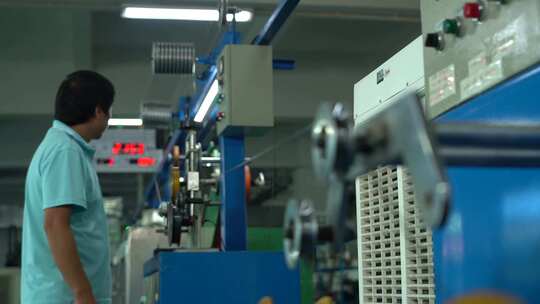 精密五金 加工厂 生产线 流水线 产品加工视频素材模板下载