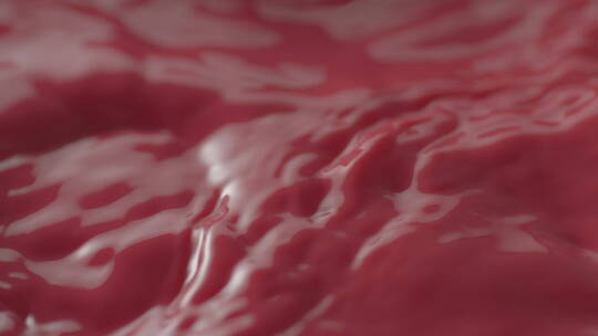 2K高速摄影特写红色液体在翻滚