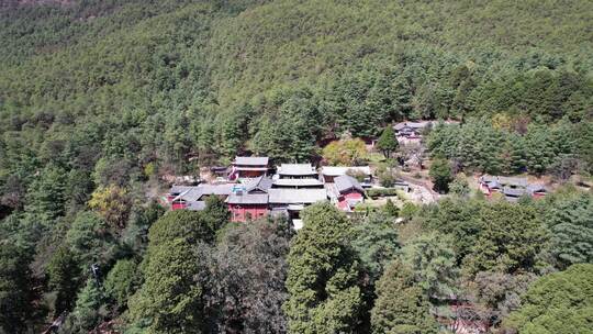 丽江玉峰寺航拍