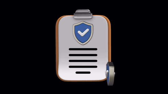 安全报告|安全文件视频素材模板下载