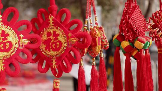 春节过年节日氛围，年味视频素材