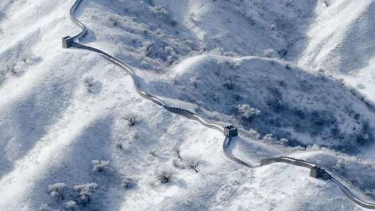 古长城万里长城航拍云海长城日出长城云雾