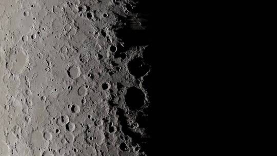 月球表面的背景视频