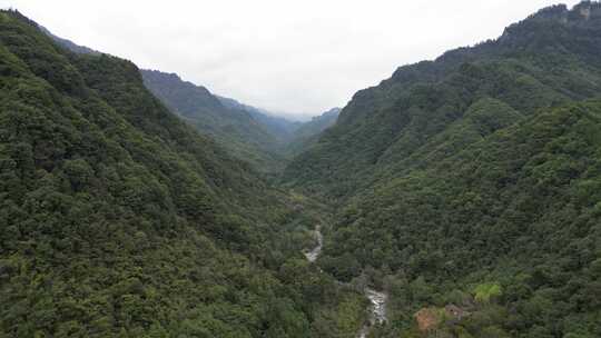 秦岭腹地的山川