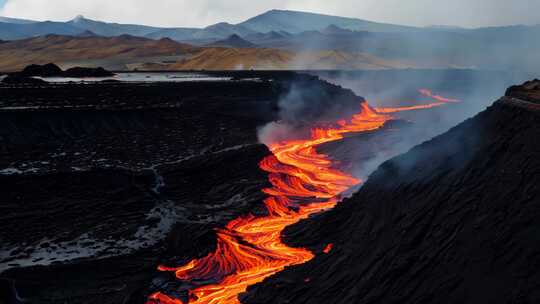 火山岩浆喷发