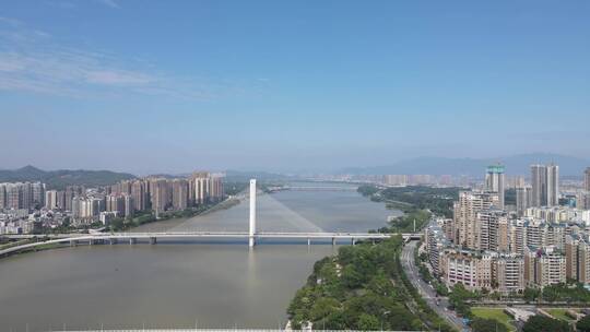 惠州沿河景观视频素材模板下载