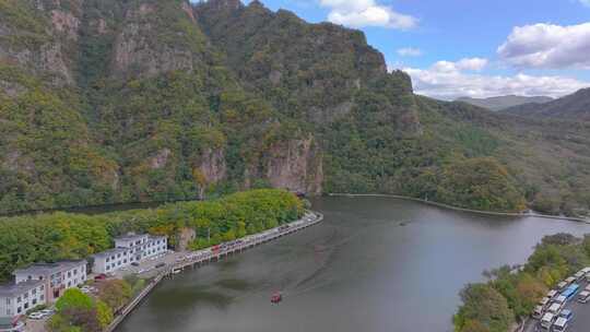 4K航拍本溪关门山风景区