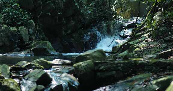 水溪流山泉水大自然河流水滴水源