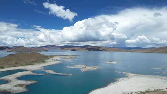 自驾西藏环绕羊卓雍措 深入无人秘境仙女湖