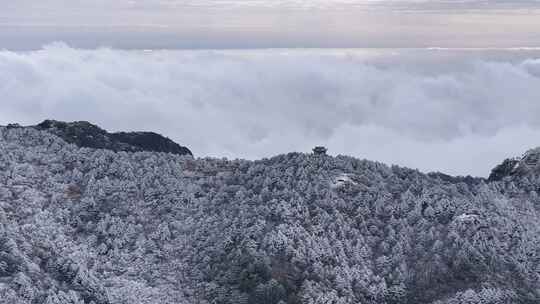 安徽黄山雪景