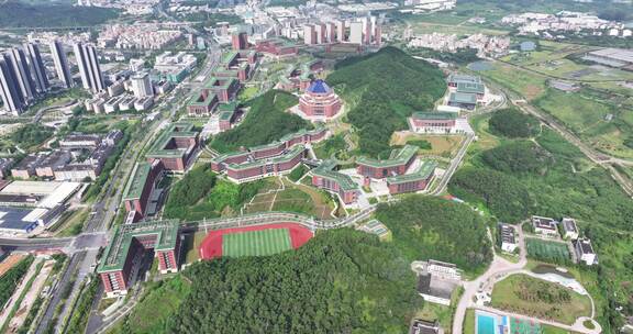 中山大学深圳校区校园航拍