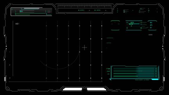 HUD智能大数据面板特效合成未来科技视频素材模板下载