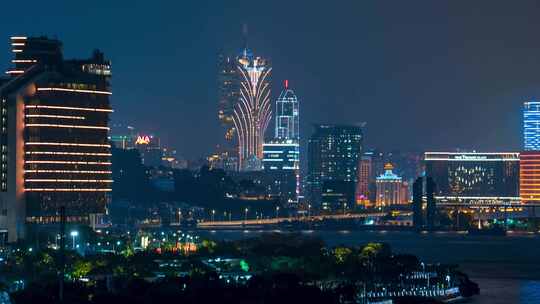 澳门新葡京夜景固定延时