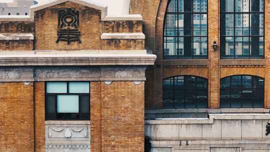 沈阳历史建筑航拍风景辽宁总站