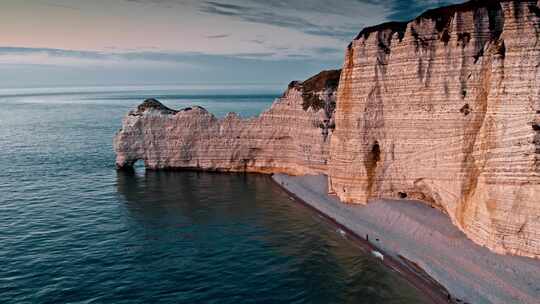 Etretat，诺曼底，海岸，海