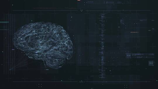 医疗大脑扫描科技屏幕操作系统交互界面UI视频素材模板下载