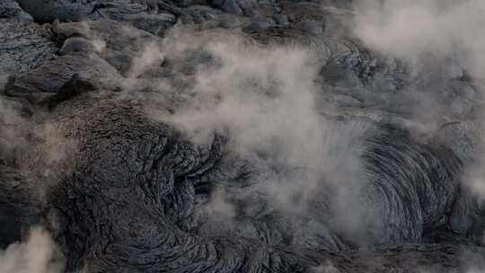 火山，熔岩，火山，蒸汽