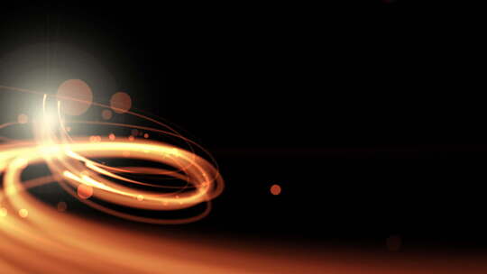 金色光效粒子动态背景