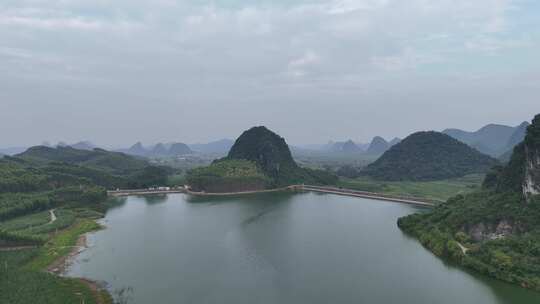 柳州市柳城县农村航拍