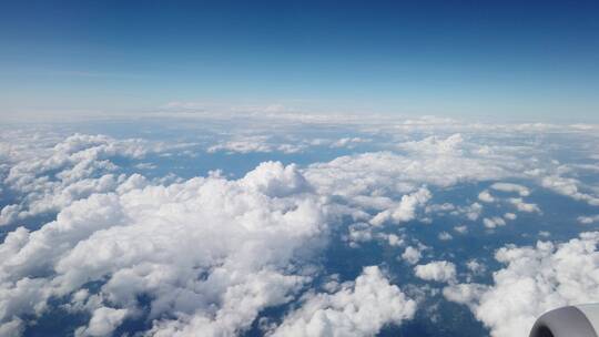 蓝天 白云 飞机 天空 飞机窗