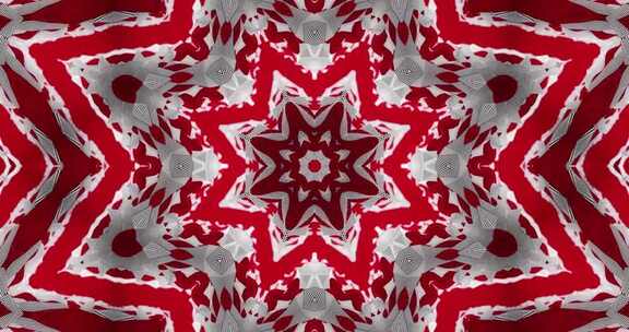 464 4K超清时尚简约彩色斑马几何纹路万花筒