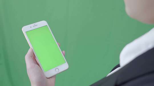 绿慕抠像手机操作视频素材模板下载