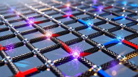 科技感网络线路3D画面