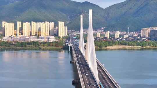 富阳大桥 富阳城市风景