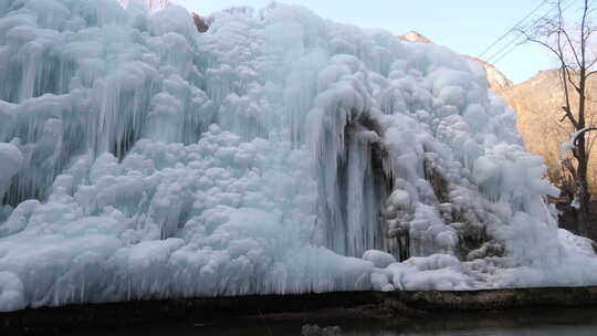 沕沕水 沕沕水景区 沕沕水冰瀑  冰川